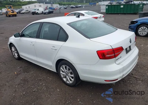 2015 Volkswagen Jetta 1.8T Se из США, поврежденный, VIN 3VWD17AJ9FM283435